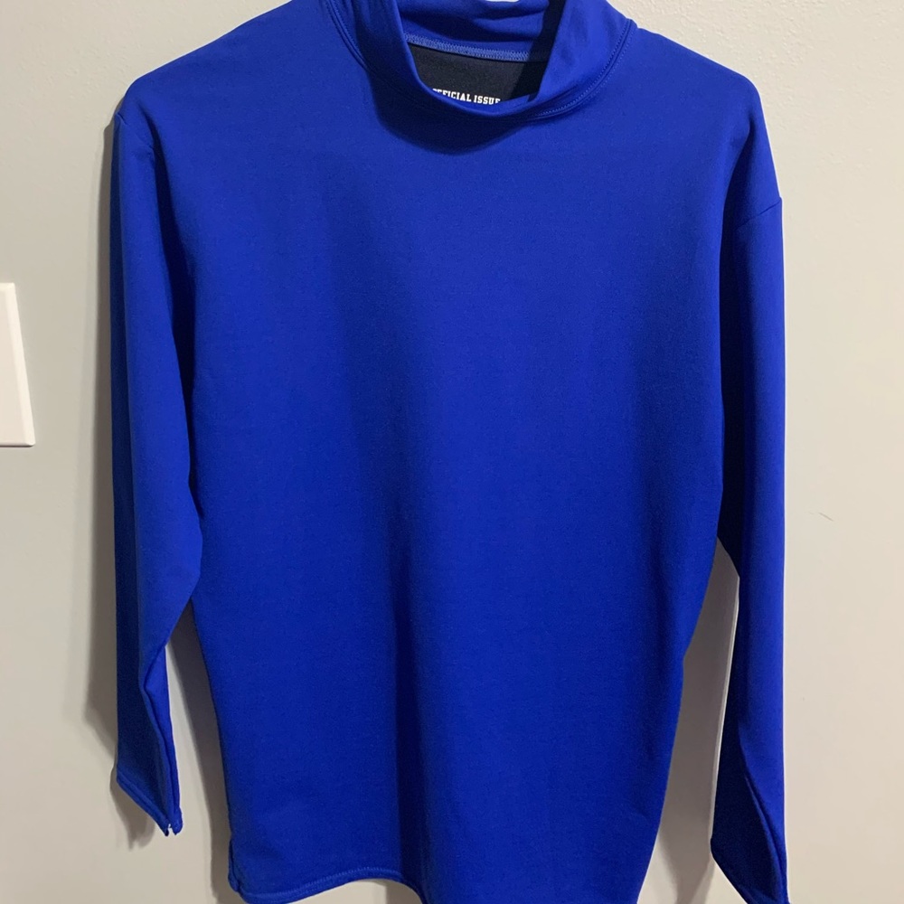 Mock turtleneck compression base layer